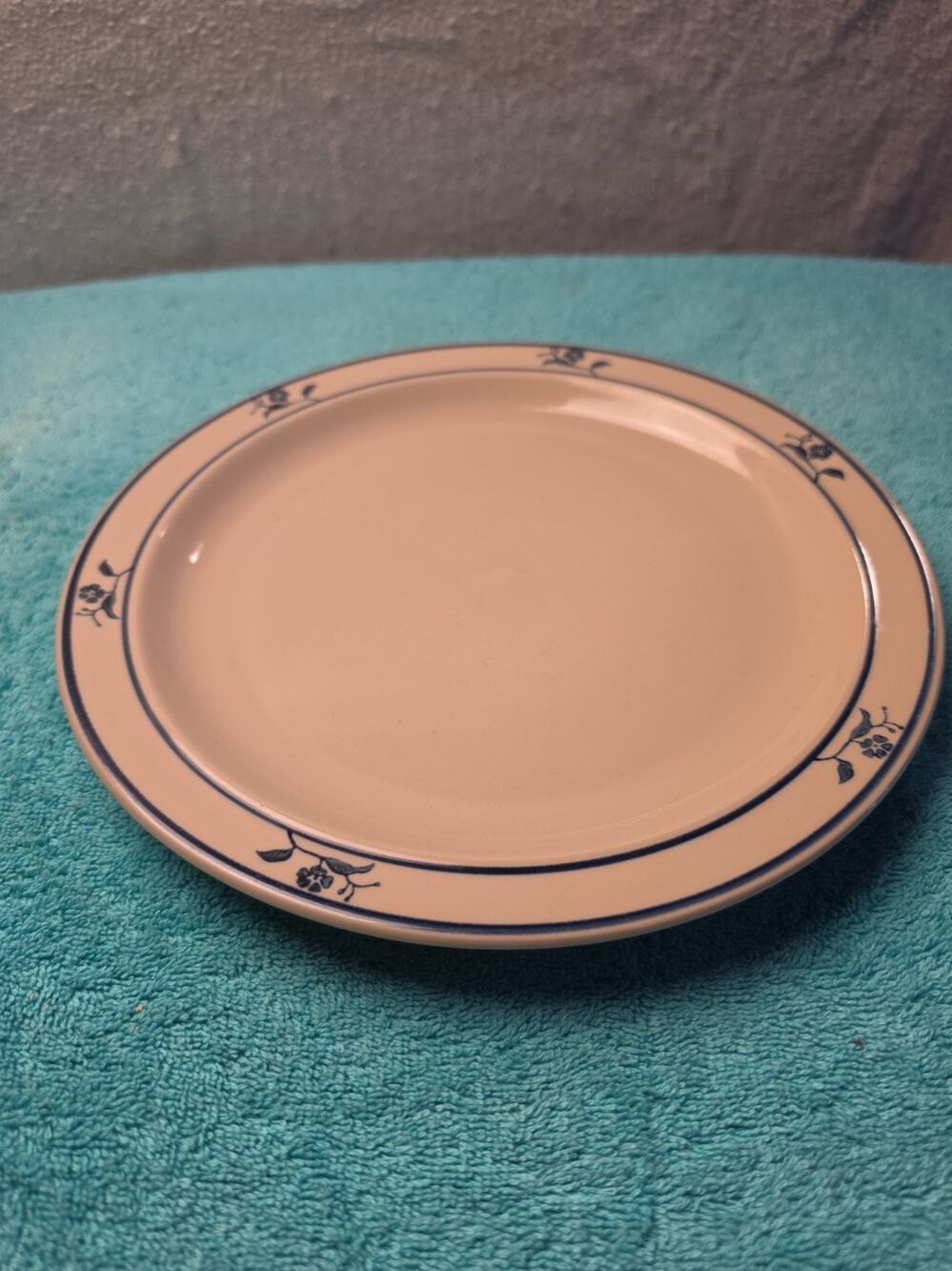 Brick Oven Stoneware Scandia Blue 10 1/4" Dinner Plate Vtg. 7 Available